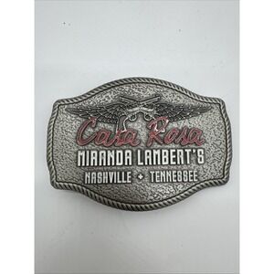 Miranda Lambert Casa Rosa Nashville TN Belt Buckle Western Pistols Wings